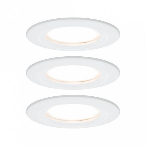 Встраиваемый светодиодный светильник Paulmann Nova Coin (3 шт.) 93496