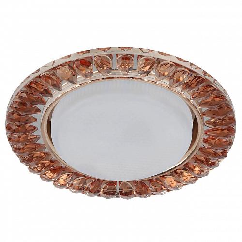 Встраиваемый светильник ЭРА GX53 DK87 GD/TEA Б0020575