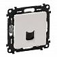 Телефонная розетка RJ11 Legrand Valena Life белая 753438 - фото №1