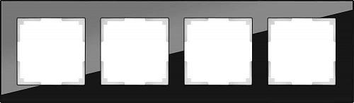 Рамка Werkel Favorit на 4 поста черный WL01-Frame-04 4690389063428