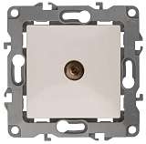 Розетка TV одиночная ЭРА 12 12-3101-02 Б0014706