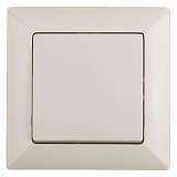 Выключатель одноклавишный ЭРА Intro Solo 10A 250V слоновая кость 4-101-02 Б0043264