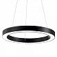 Подвесной светодиодный светильник Ideal Lux Oracle D70 Round Nero 222110 - фото №1