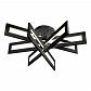 Потолочный светодиодный светильник iLedex Stalker 9082-R800-X 128W BK - фото №4