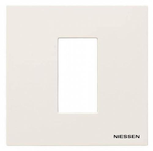 Рамка 1-модульная ABB Zenit альпийский белый 2CLA217100N1101