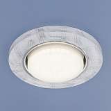 Встраиваемый светильник Elektrostandard 1062 GX53 WH/SL белый/серебро a034000