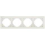 Рамка 4-постовая Efapel Logus 90 Aquarella лед 90940 TGE