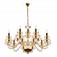 Подвесная люстра iLamp Mercury P9448-10+5 Gold - фото №4