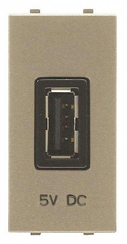 Розетка USB ABB Zenit шампань 2CLA218500N1901
