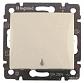 Выключатель кнопочный одноклавишный Legrand Valena Лампа слоновая кость 774312 - фото №1