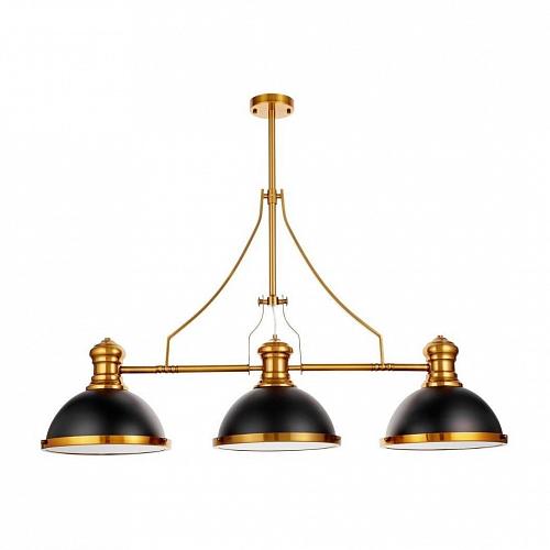 Подвесная люстра Lumina Deco Ettore LDP 710-3 BK+MD