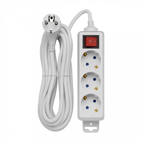 Удлинитель Duwi 3гн 5м с/з 32059 3