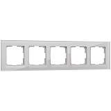 Рамка Werkel Favorit на 5 постов дымчатый W0051117 4690389160189