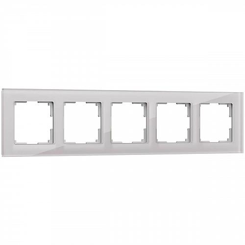 Рамка Werkel Favorit на 5 постов дымчатый W0051117 4690389160189