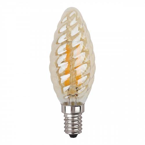 Лампа светодиодная ЭРА E14 9W 2700K золотая F-LED BTW-9W-827-E14 gold Б0047011