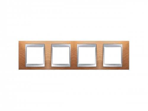 Рамка 4-постовая Schneider Electric Unica Top MGU66.008.0M2