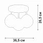 Потолочный светильник Vitaluce V3962-1/3PL - фото №3