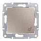 Выключатель кнопочный Звонок Schneider Electric Sedna 10A 250V SDN0800168 - фото №1