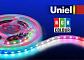 Светодиодная лента Uniel 14,4W/m 60LED/m 5050SMD RGB 5M ULS-5050-60LED/m-10mm-IP20-DC24V-14,4W/m-5M-RGB 04932 - фото №1