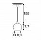 Трековый светильник SLV 1Phase-Track Light Eye PD GU10 144021 - фото №2