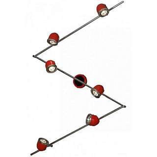 Трековые системы в сборе красного цвета