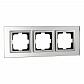 Рамка 3-постовая Mono Electric Style Glass зеркало 107-700000-162 - фото №1
