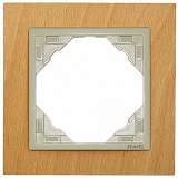 Рамка 1-постовая Efapel Logus 90 Arbore бук/жемчуг 90910 TFP