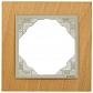 Рамка 1-постовая Efapel Logus 90 Arbore бук/жемчуг 90910 TFP - фото №1