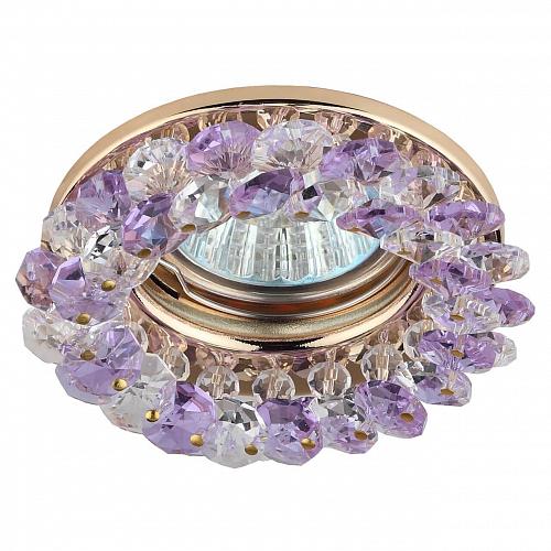 Встраиваемый светильник ЭРА Декор DK16 GD/WH/PU C0043796