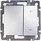 Диммер кнопочный Legrand Valena 600W алюминий 770274 - фото №1