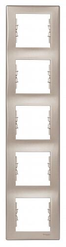 Рамка 5-постовая вертикальная Schneider Electric Sedna SDN5801568