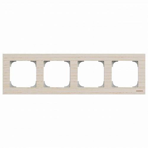 Рамка 4-постовая ABB Sky белый ясень 2CLA857400A2001