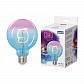 Лампа светодиодная филаментная Uniel E27 4W 2250K синяя LED-SF01-4W/Soho/E27/CW BLue/Wine GLS77TR UL-00005892 - фото №1