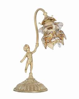 Декоративные настольные лампы цвета слоновой кости