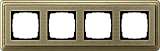 Рамка 4-постовая Gira ClassiX Art бронза 0214661