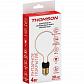 Лампа светодиодная филаментная Thomson E27 4W 2700K трубчатая прозрачная TH-B2167 - фото №2