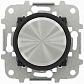 Диммер поворотный для LED ABB Sky Moon cтекло чёрное 2CLA866020A1501 - фото №1