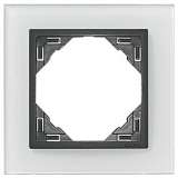 Рамка 1-постовая Efapel Logus 90 Crystal стекло/серый 90910 TCS