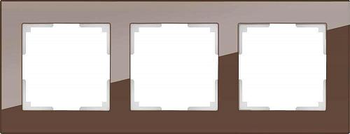 Рамка Werkel Favorit на 3 поста мокко WL01-Frame-03 4690389063763