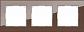 Рамка Werkel Favorit на 3 поста мокко WL01-Frame-03 4690389063763 - фото №1