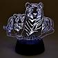 Светодиодная фигура Uniel ULI-M508 RGB/3AA Tiger Family/Black UL-00008403 - фото №4