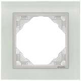 Рамка 1-постовая Efapel Logus 90 Crystal стекло/лед 90910 TCG