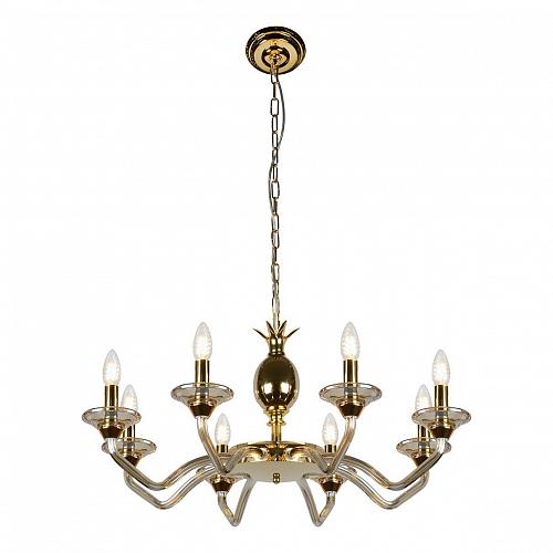 Подвесная люстра iLamp Flo YT2049-8 GD+COG