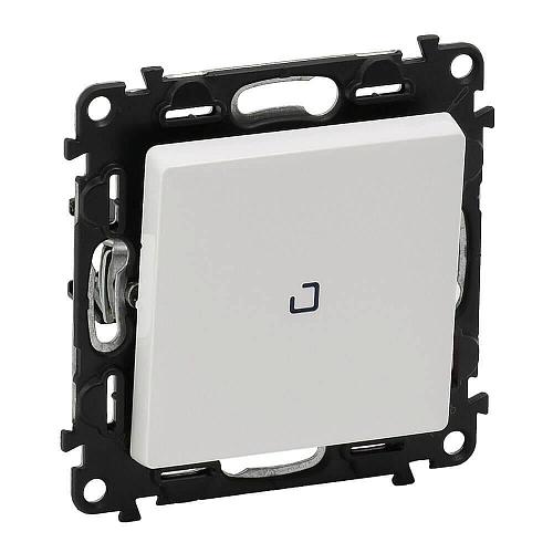 Выключатель одноклавишный Legrand Valena Life 10A 250V с подсветкой белый 752410