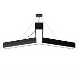 Подвесной светодиодный cветильник Geometria ЭРА Igrek SPO-144-B-40K-066 66Вт 4000К черный Б0050573