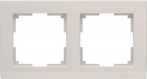 Рамка Werkel Stark на 2 поста слоновая кость WL04-Frame-02-ivory 4690389046513