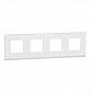 Рамка 4-постовая Schneider Electric Unica New NU600889 - фото №1