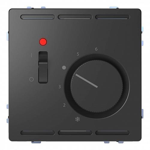 Терморегулятор Schneider Electric Merten D-Life с центральной платой с выключателем 230V MTN5760-6034