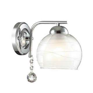 Бра с одним плафоном прозрачные