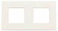 Рамка 2-постовая ABB Zenit альпийский белый 2CLA227200N1101 - фото №1